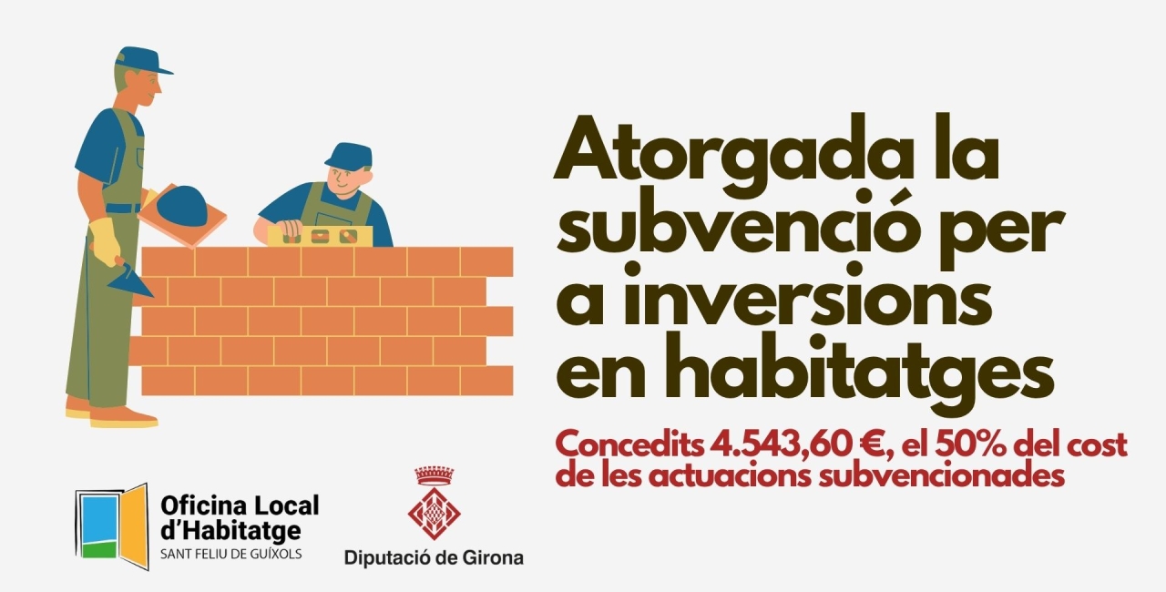 L’Ajuntament de Sant Feliu de Guíxols ha realitzat el canvi de tancaments en tres habitatges de titularitat municipal subvencionat en un 50% per la Diputació de Girona.